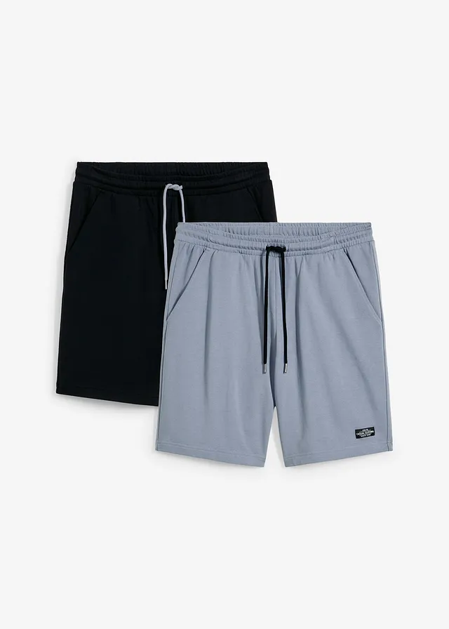 Lot de 2 bermudas sweat