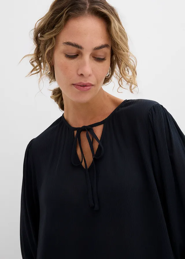 Tuniekjurk van soepele viscose • zwart • product-page.page-title-suffix