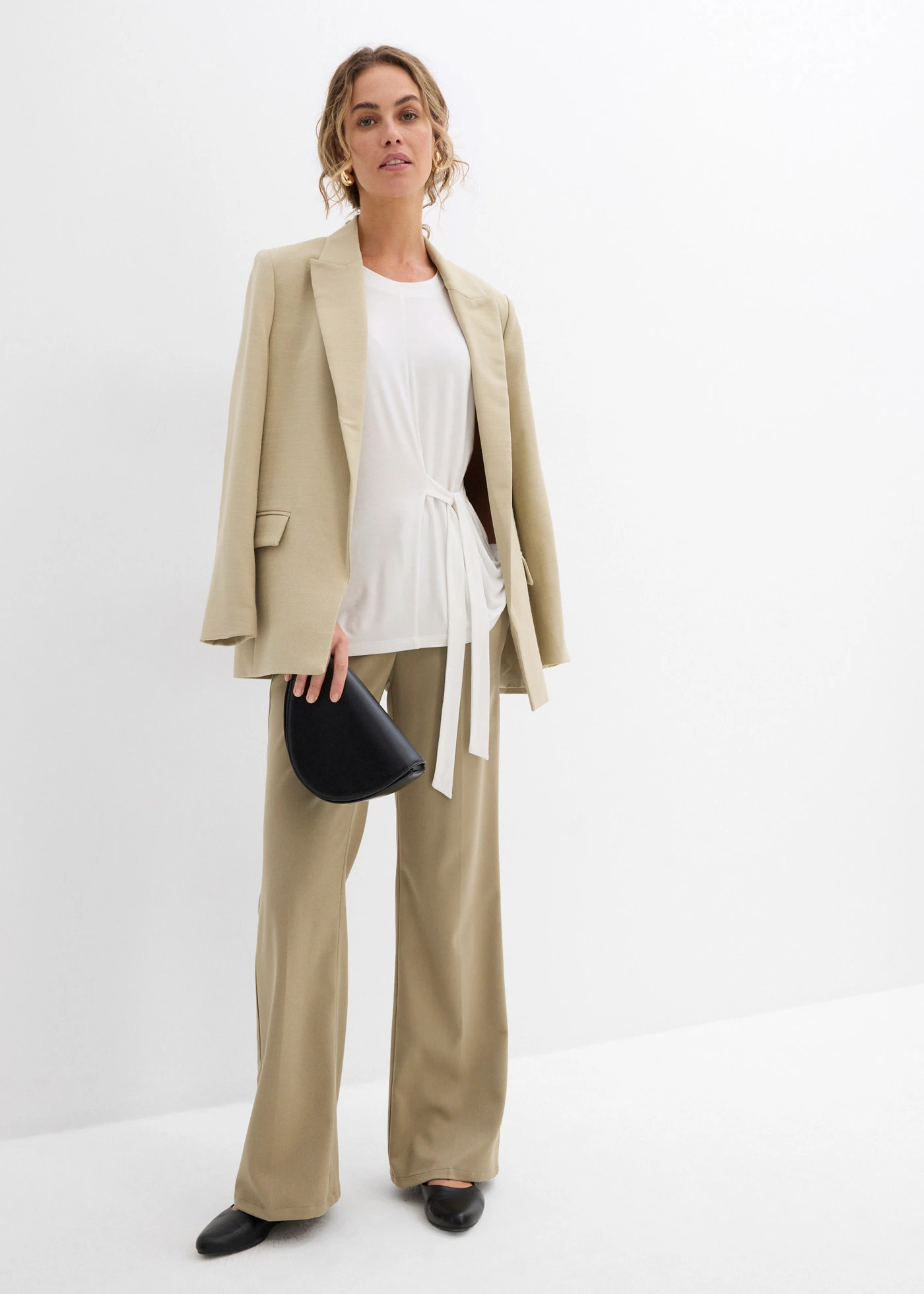 Shirt in een zachte viscosemix • wolwit • bonprix online shop