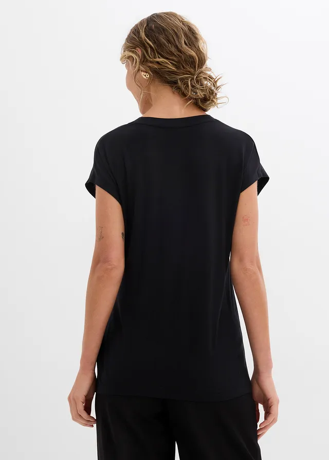 Shirt in een zachte viscosemix • zwart • product-page.page-title-suffix