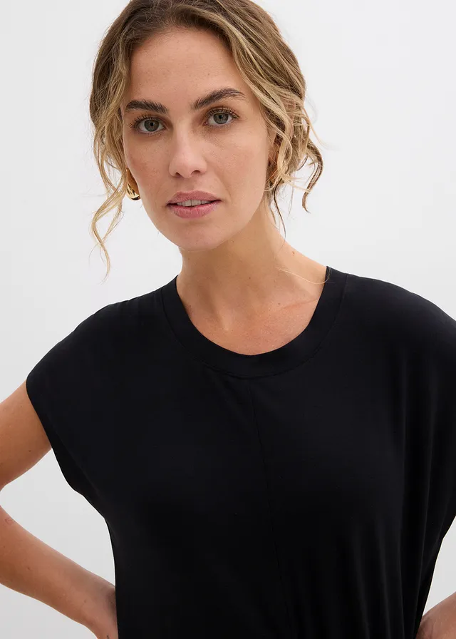 Shirt in een zachte viscosemix • zwart • product-page.page-title-suffix