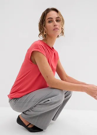 Shirt van een zachte viscosemix • paradijspink • bonprix online shop