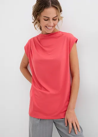 Shirt van een zachte viscosemix • paradijspink • bonprix online shop