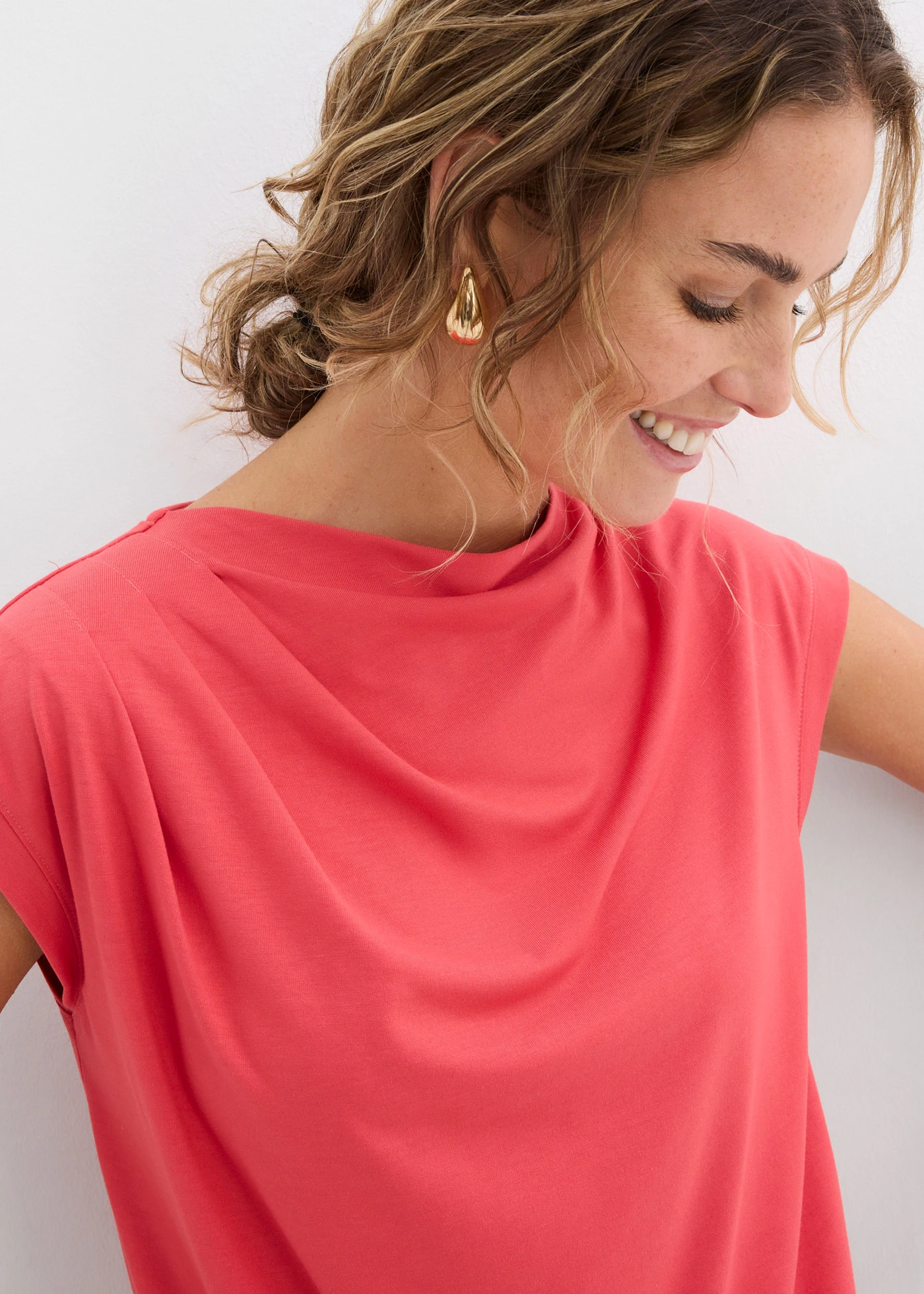 Shirt van een zachte viscosemix • paradijspink • bonprix online shop