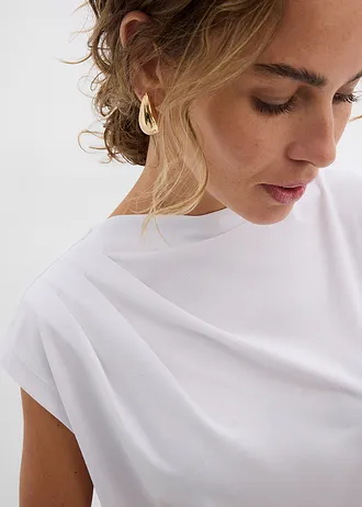 Shirt van een zachte viscosemix • wit • bonprix online shop