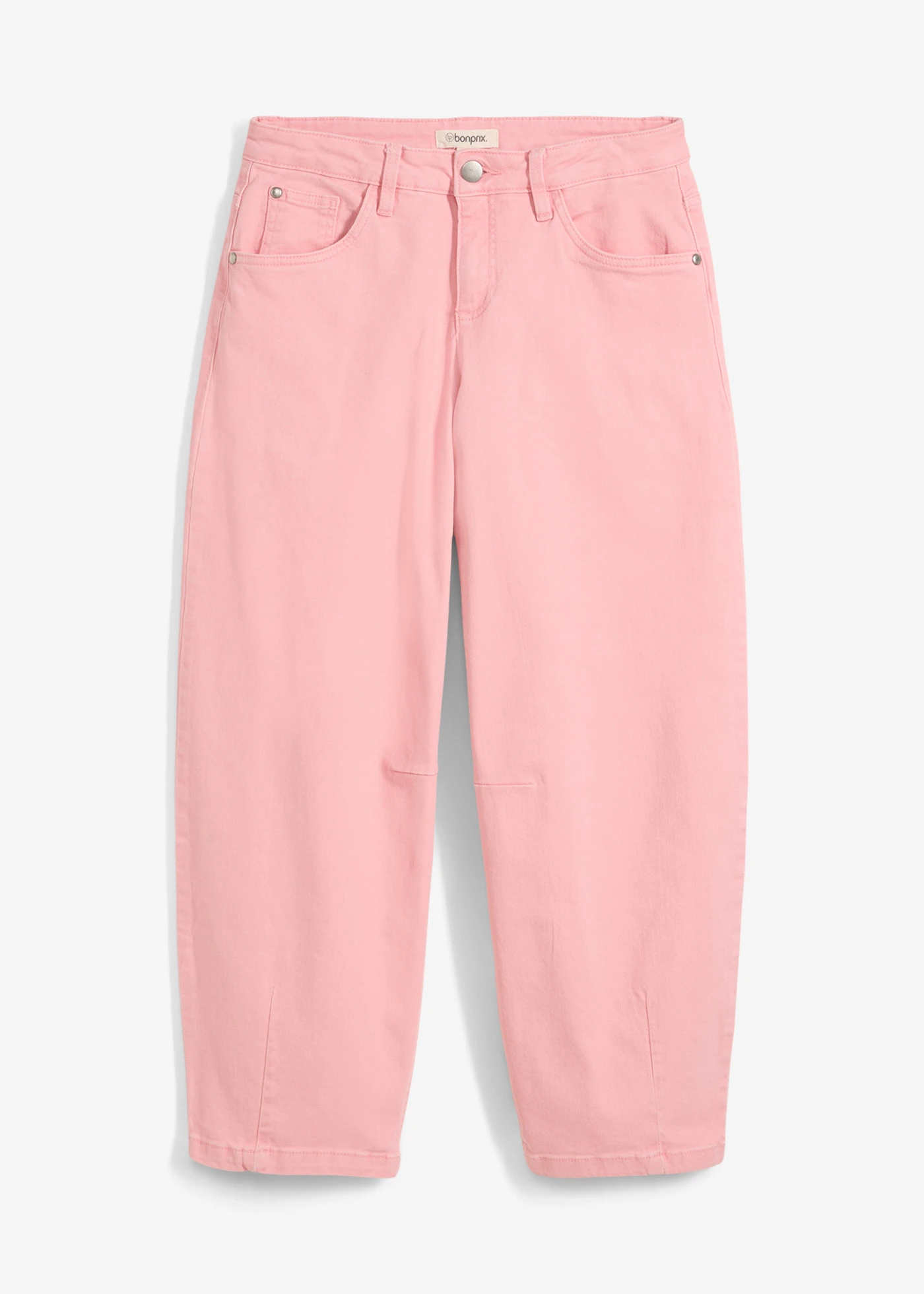 Twill broek van elastische katoenmix • soft roze • bonprix online shop
