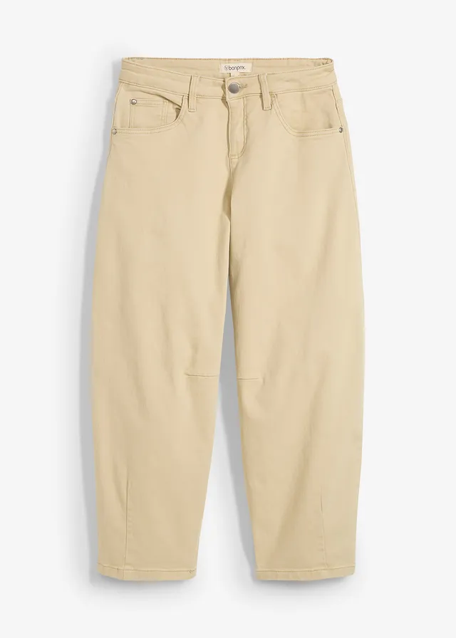 Pantalon en twill de coton extensible