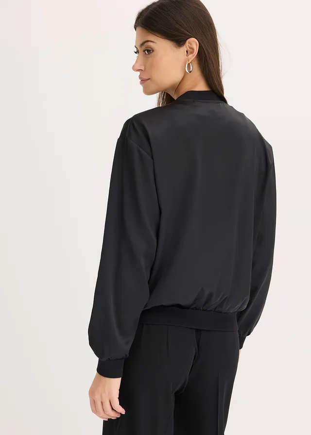 Blouson en satin • noir • product-page.page-title-suffix