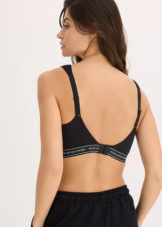 Sport bh, met gemiddelde steun • zwart • bonprix online shop