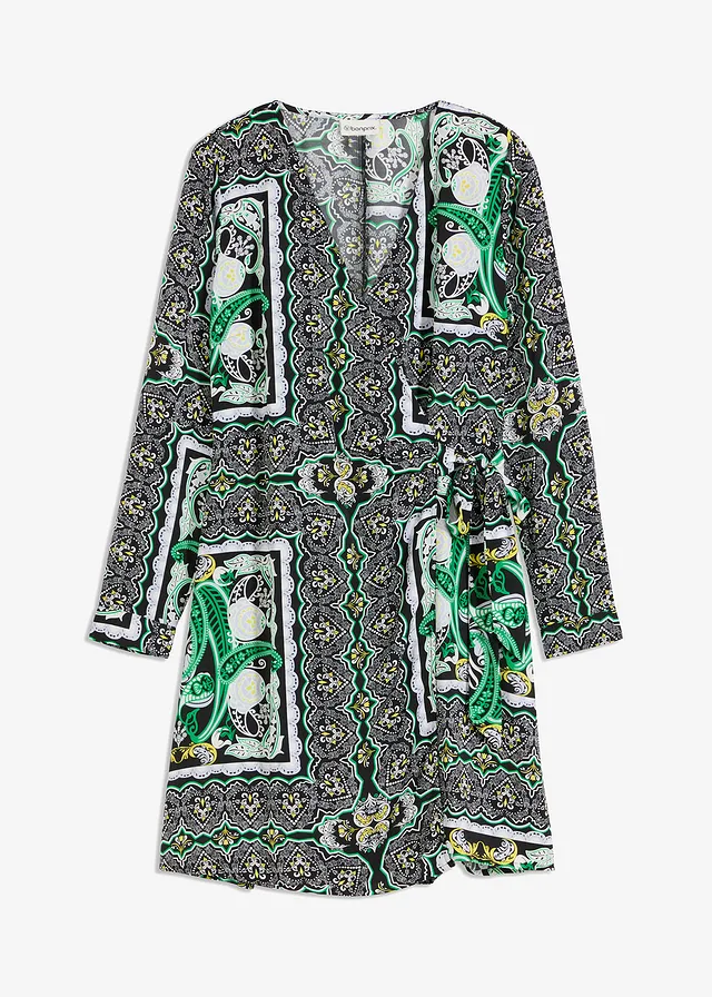 Rochie petrecută din satin cu imprimeu