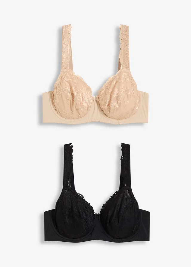Sutien cu dantelă fină (set/2 buc.)