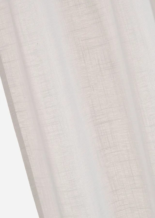 Voilage texturé (1 pce), aussi en extra long • blanc • product-page.page-title-suffix