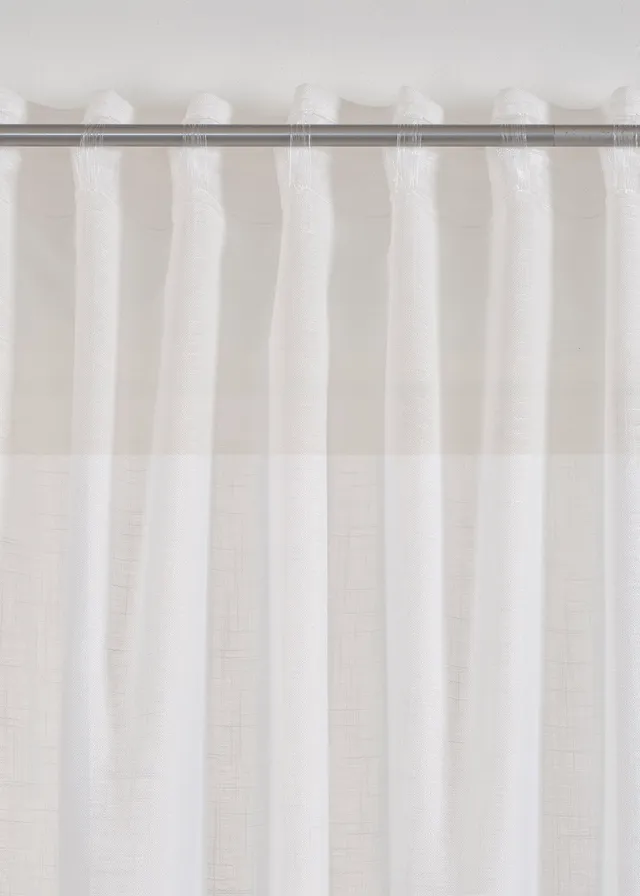 Voilage texturé (1 pce), aussi en extra long • blanc • product-page.page-title-suffix