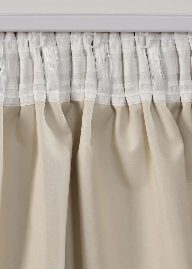 Verduisteringsgordijn met structuur en achterkant in dezelfde kleur (1 stuk) • beige • product-page.page-title-suffix