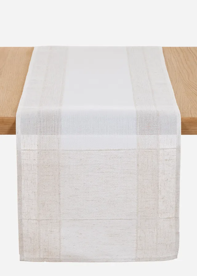 Față de masă îngustă uni din jacquard