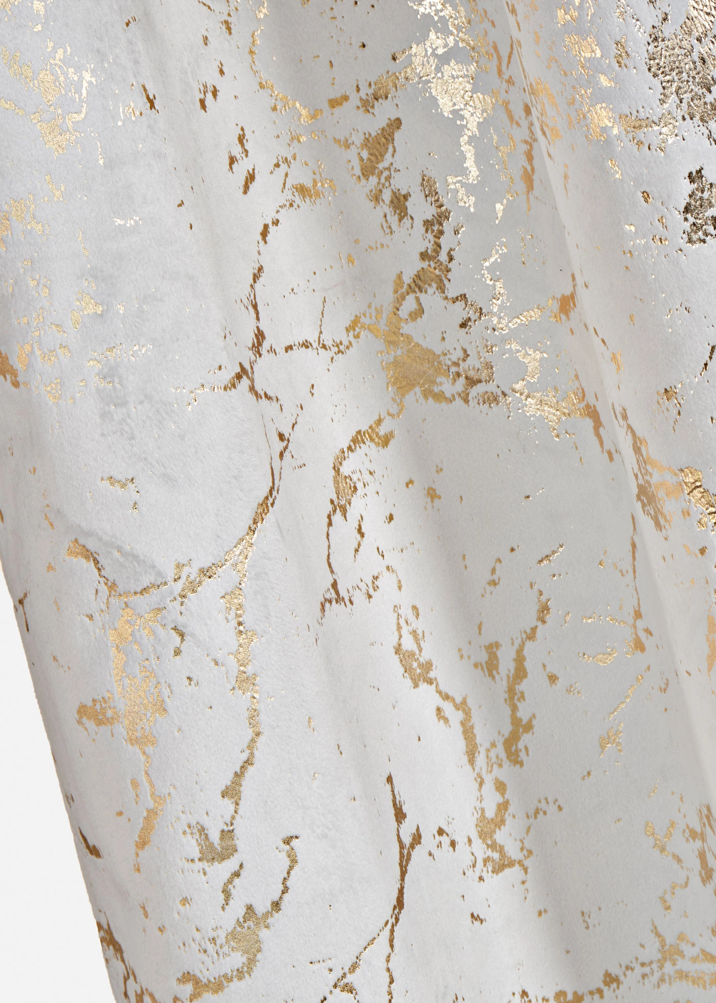 Rideau occultant toucher velours à imprimé brillant (1 pce) • crème-doré • Boutique bonprix