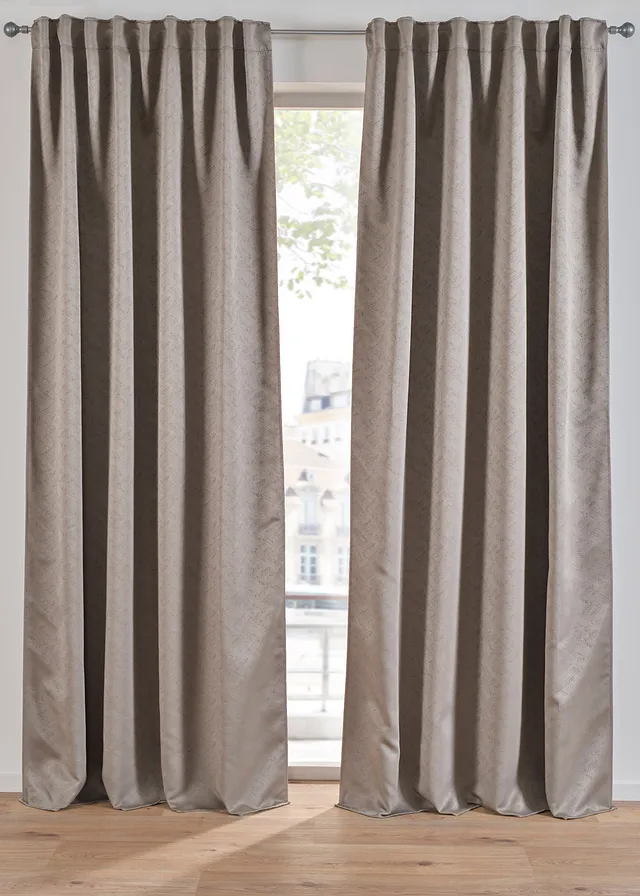 Draperie de întunecare jacquard (1 buc.)