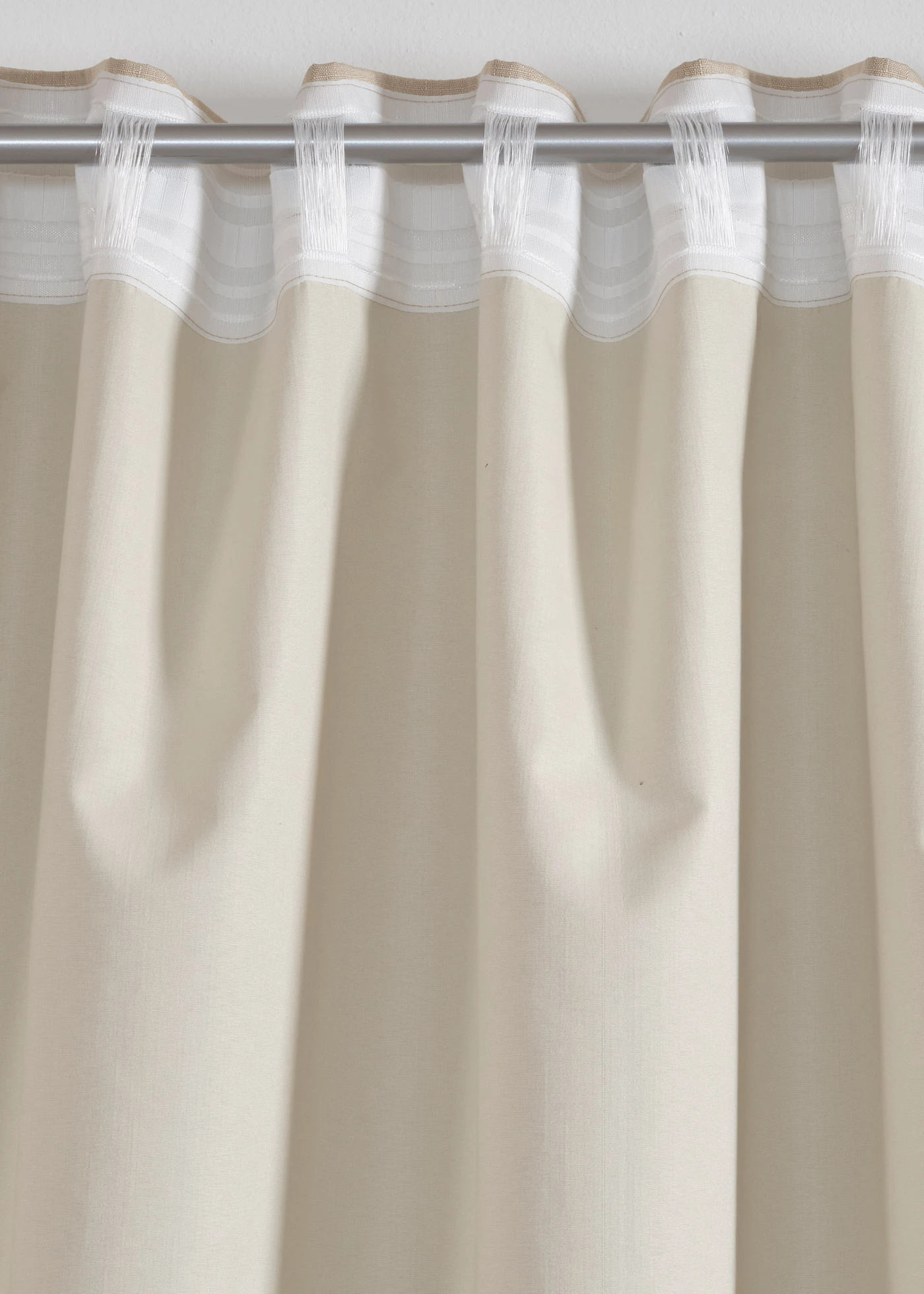 Rideau occultant texturé avec dos de même couleur (1 pce) • beige • Boutique bonprix