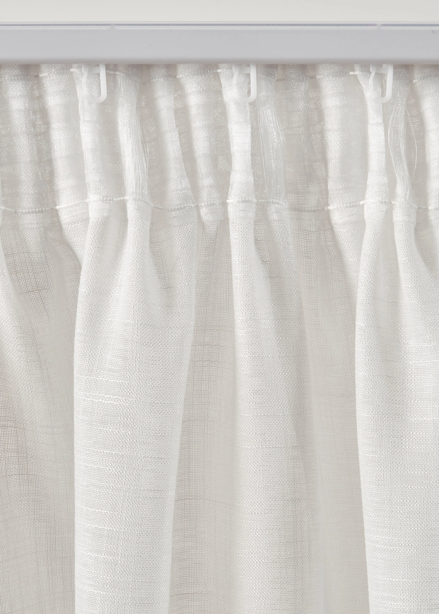 Voilage texturé (1 pce), aussi en extra long • blanc • Boutique bonprix