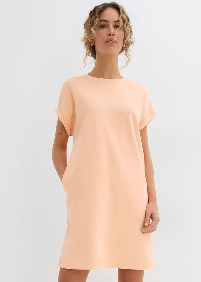 Shirtjurk van stevige interlock, Kleur: melba
