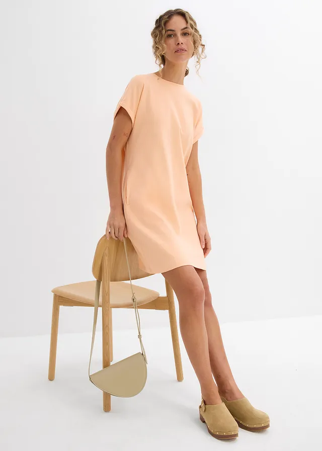 Shirtjurk van stevige interlock, Kleur: melba