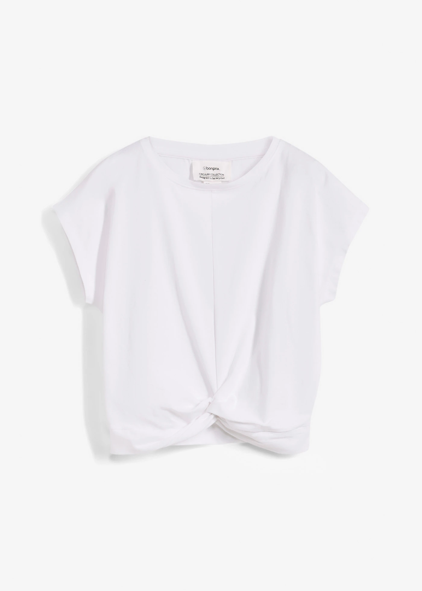 T-shirt court 100% coton • blanc • Boutique bonprix