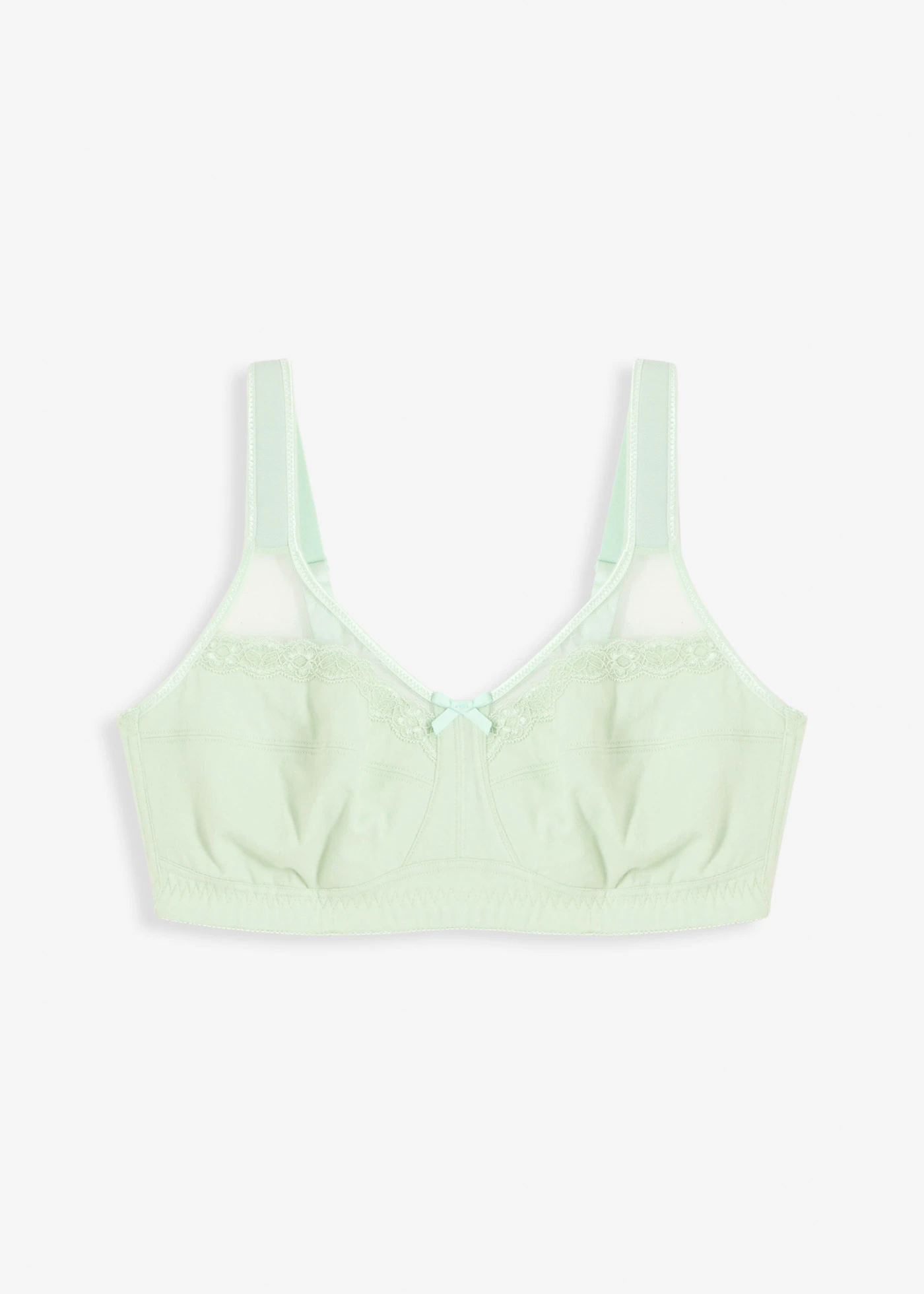 Odlehčující podprsenka bez kostic, s měkkou organickou bavlnou • světle rákosová • bonprix obchod