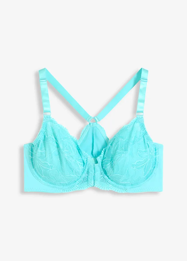 Soutien-gorge à armatures et fermeture devant