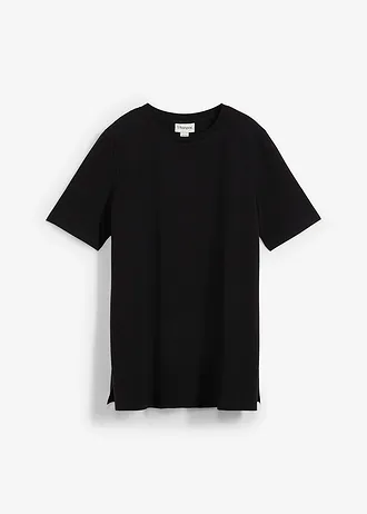 Těhotenské a kojící tričko 2 v 1, z organické bavlny, s postranními rozparky