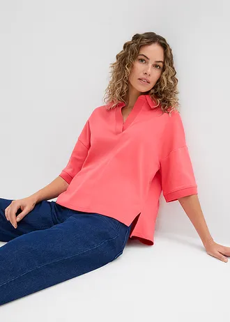 Poloshirt van biologisch katoen • paradijspink • bonprix online shop