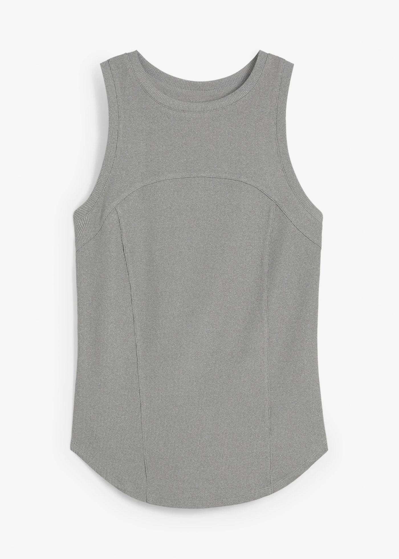 Tanktop met siernaden • lichtgrijs gemêleerd • bonprix online shop