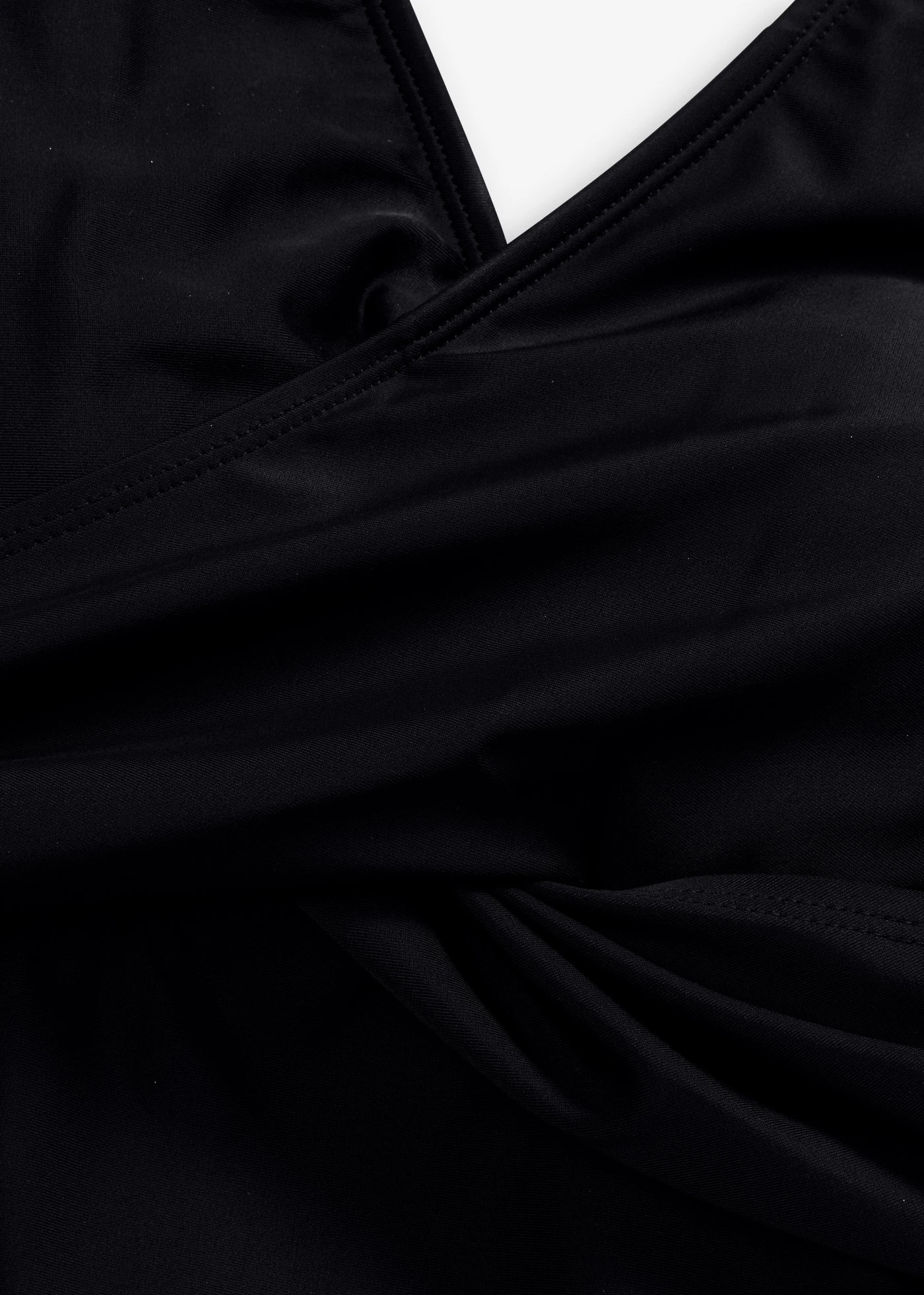 Tankini long (ens. 2 pces) à encolure V • noir • Boutique bonprix