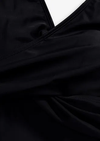 Lange tankini (2-dlg. set) met V-hals • zwart • bonprix online shop