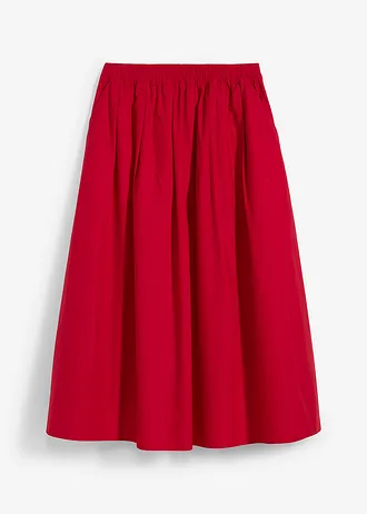 Midi sukňa z čistej bavlny