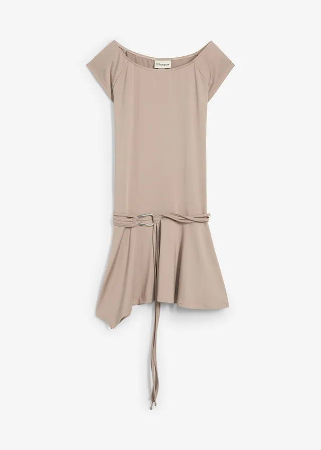 Rochie din tricot cu detaliu curea