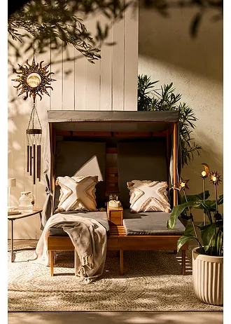 Set lampe deco solare cu țepușe (set/3piese), culoare: negru