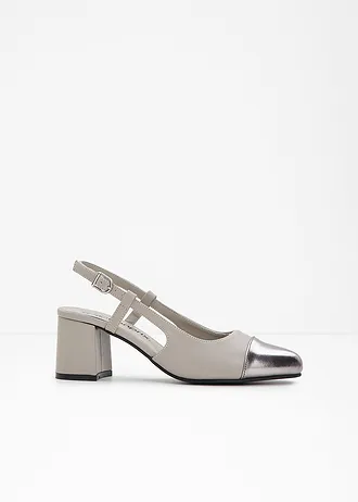 Slingback pumps • grijs • bonprix online shop