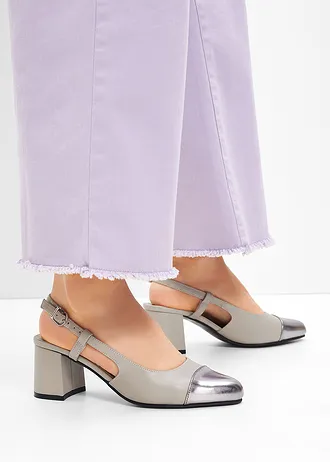 Slingback pumps • grijs • bonprix online shop