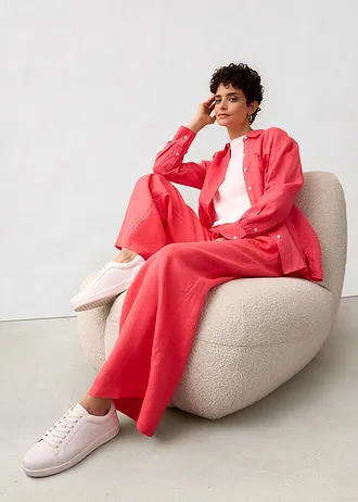 Linnen palazzo broek • paradijspink • bonprix online shop