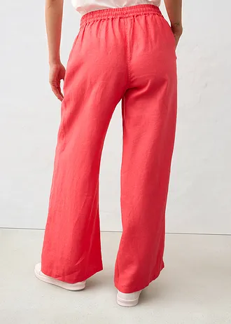 Linnen palazzo broek • paradijspink • bonprix online shop