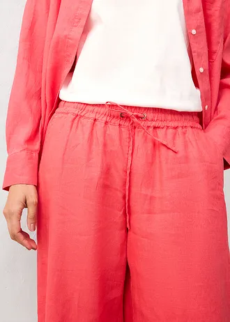Linnen palazzo broek • paradijspink • bonprix online shop