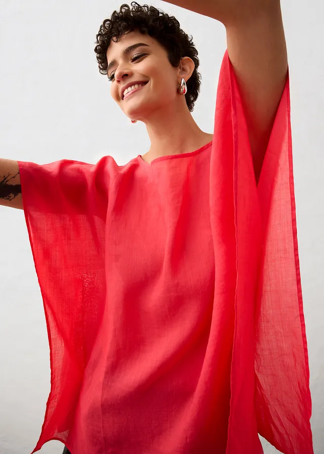 Tuniek van ramie • paradijspink • product-page.page-title-suffix