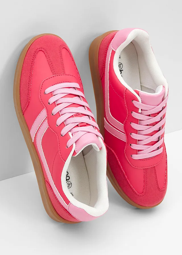 Sneakers à plateforme rétro • rose paradis-rose • product-page.page-title-suffix