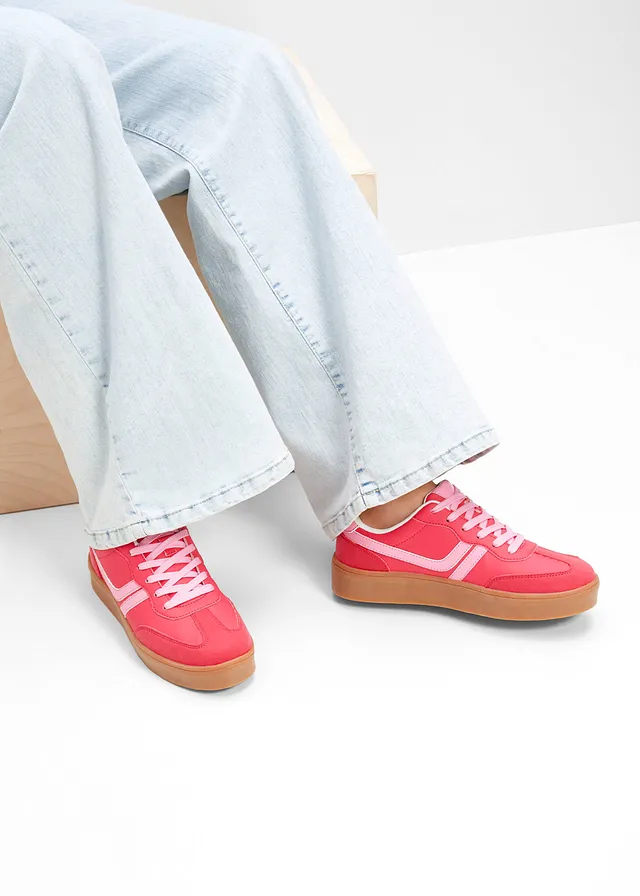 Sneakers à plateforme rétro • rose paradis-rose • product-page.page-title-suffix