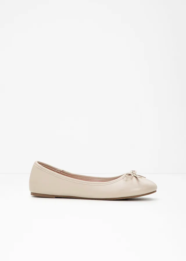 Ballerines à petit nœud, Couleur: sable clair