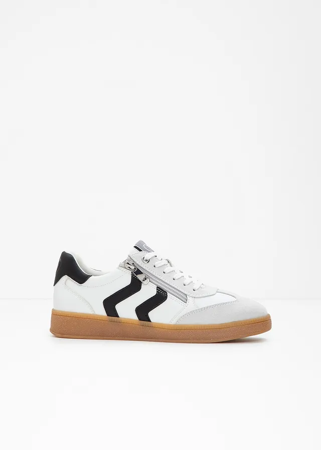 Sneakers van Marco Tozzi • wit/zwart • bonprix online shop