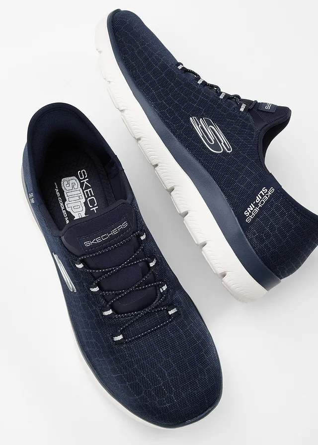 Sneakers Skechers à mémoire de forme, Couleur: bleu foncé