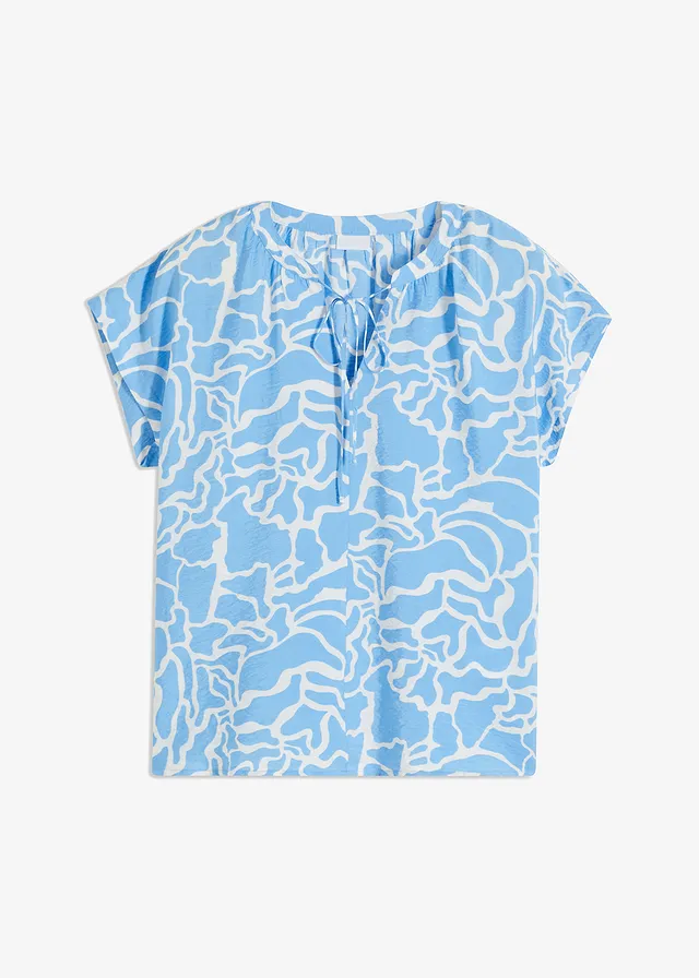 Gedessineerde tuniek blouse