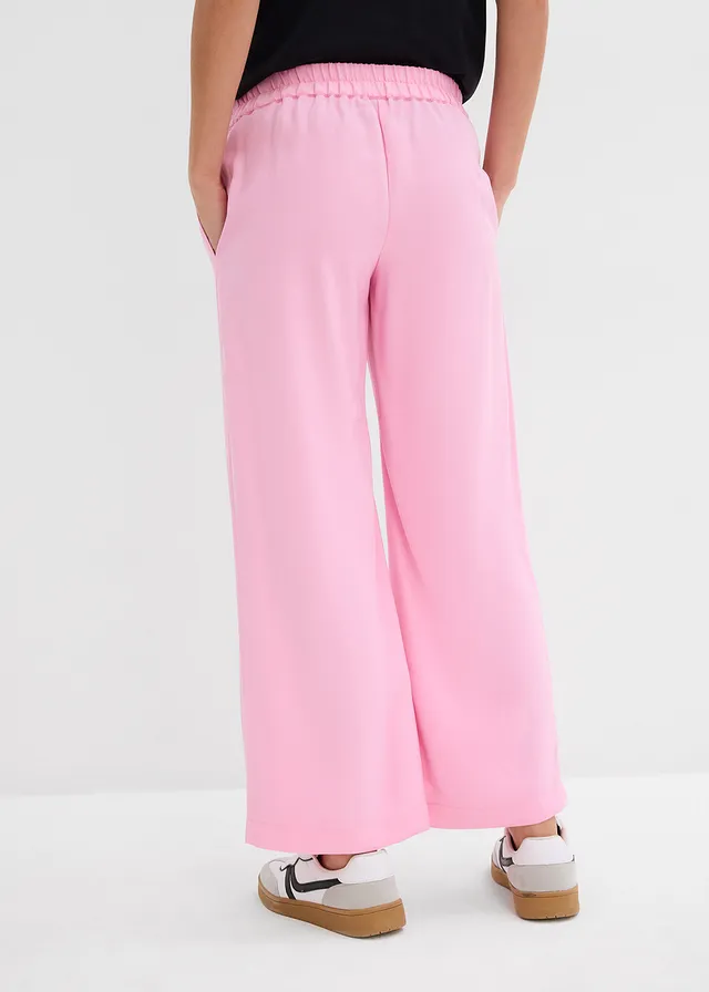 Pantalon large et doux en viscose mélangée • rose • product-page.page-title-suffix