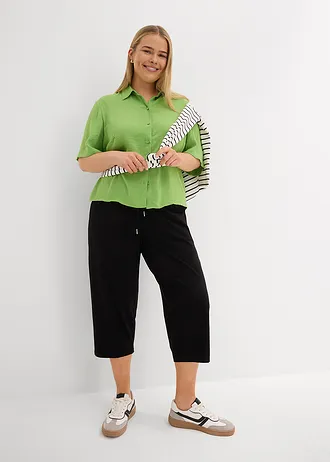 Pantalon en jersey, Couleur: noir